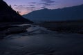 A night view of Swat River Royalty Free Stock Photo