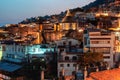 Night view Taxco city in Mexico Royalty Free Stock Photo