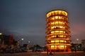 Night View of Teluk Intan Leaning Tower Perak Malaysia