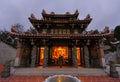 Night view of a temple in Kinmen, Taiwan Royalty Free Stock Photo