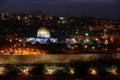 Night view of Temple Mount Royalty Free Stock Photo