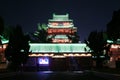 Night view of tengwang pavilion, nanchang city, jiangxi province Royalty Free Stock Photo