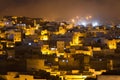 Night view of the Tetouan Medina quarter Royalty Free Stock Photo