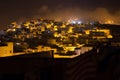 Night view of the Tetouan Medina quarter in Northern Morocco. Royalty Free Stock Photo