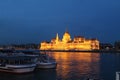 Night view to the Budapest Parliament