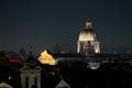 Night view to Rome from Villa Medici Royalty Free Stock Photo