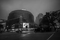 Night view to Sofitel and Swissotel hotels at Kurfuerstendamm street Royalty Free Stock Photo