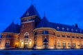 Night view of Toldboden house in Aarhus, Denmark Royalty Free Stock Photo
