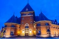 Night view of Toldboden house in Aarhus, Denmark Royalty Free Stock Photo