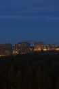 Night view at Tomsk in summer