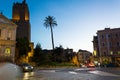 Night view of Torre delle Milizie