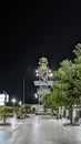 Night view of the tower kalijaga Royalty Free Stock Photo