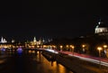 Night view of towers of Moscow Kremlin Royalty Free Stock Photo