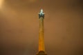 Night view of Trafalgar square Royalty Free Stock Photo