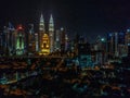 Night view Twin Tower Petronas