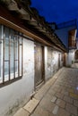 Night view under landscape lighting Qingxi Water town Shanghai China Royalty Free Stock Photo