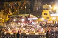 Night view of varanasi from