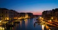 Night view of Venice Royalty Free Stock Photo