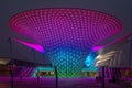 Night view of the venues at the Shanghai World Expo Royalty Free Stock Photo