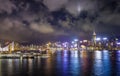 Night View of Victoria Harbour, Hong Kong