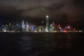 Night view of Victoria Harbour, Hong Kong