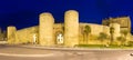 Night view of walls of Ronda