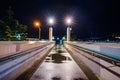 Night view of Wellington, New Zealand Royalty Free Stock Photo