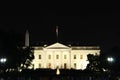 Night view The White House. Washington, D.C. United States of America Royalty Free Stock Photo