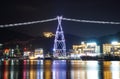 Night View of Yeosu, South Jeolla Province, Korea