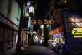 Night view of Yokohama China Town, Japan