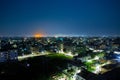 Night views of Coronavirus Lockdown time in Dhaka Royalty Free Stock Photo
