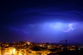 Night of violent thunder and lightning