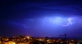 Night of violent thunder and lightning