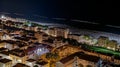 Night vision of Cupra Marittima and its beach