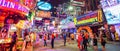 Night Walking Street in Pattaya, go-go bars and strip clubs, Thailand