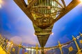 Night wide angle view of Sydney Harbour Bridge, Australia Royalty Free Stock Photo