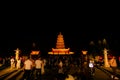 Night of Xian with illuminations and ancient tower