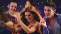 Nightclubs with group dancing holiday people