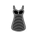 Nightdress clothes dress icon. Element of clothes for mobile concept and web apps icon. Glyph, flat icon for website design and