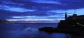 Nightfall on havana panorama Royalty Free Stock Photo