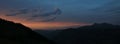 Nightfall over Gstaad
