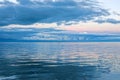 Nightfall of Qinghai Lake Royalty Free Stock Photo