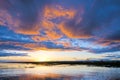 Nightfall of Qinghai Lake