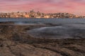 Nightfall on Valletta, Malta Royalty Free Stock Photo