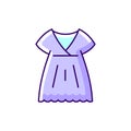 Nightgown purple RGB color icon