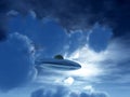 Nightime UFO 28 Royalty Free Stock Photo