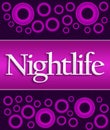 Nightlife Purple Pink Rings