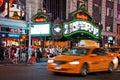 Nightlife on the streets of New York