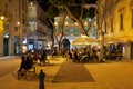 Nightly life in Valletta town