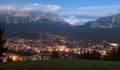 Nightly view of Cortina d Ampezzo